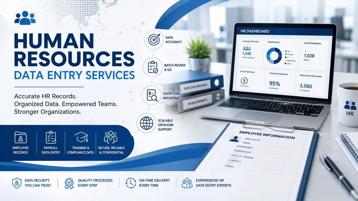 Professional Human Resources data entry outsourcing support from Shri Data Entry Services