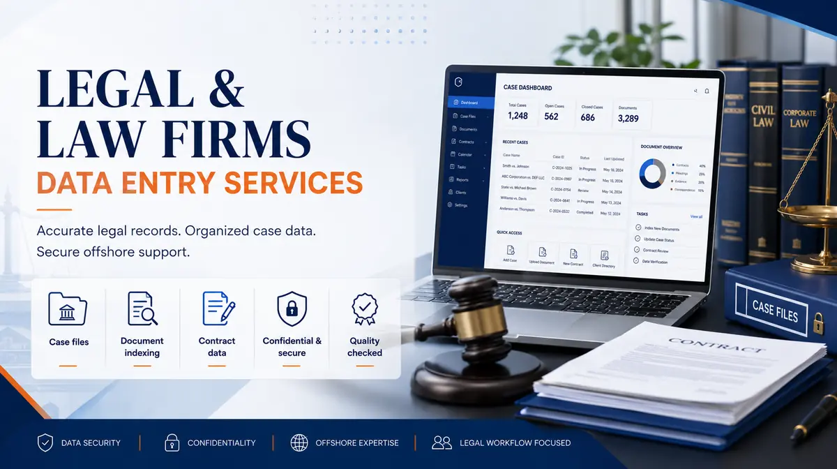 Legal records and law firm data entry support