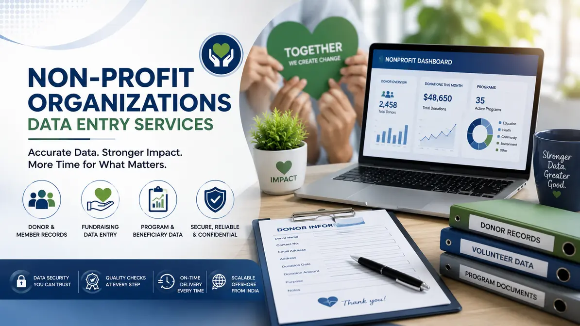 Donor, volunteer and programme data processing for non-profits