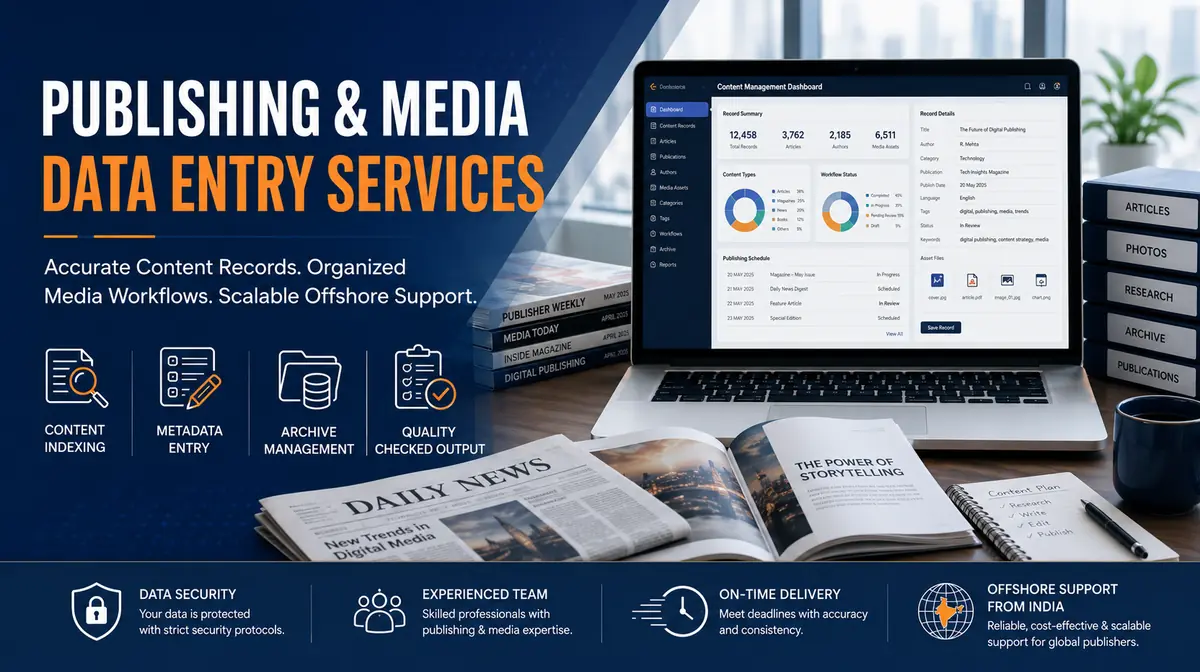 Publishing title, edition and media metadata processing