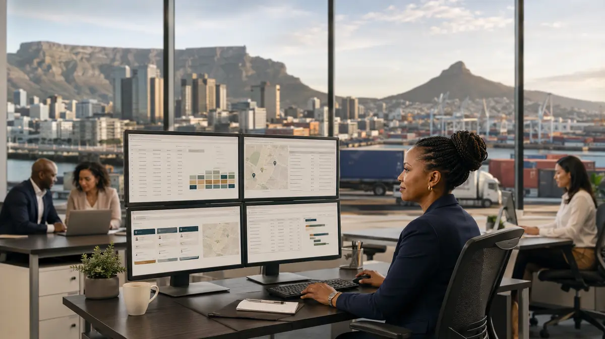 Professional business data processing support for companies in South Africa