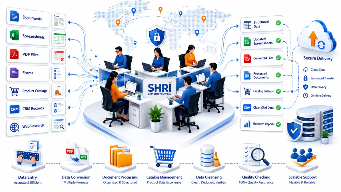 Shri Data Entry Services offshore data entry outsourcing overview