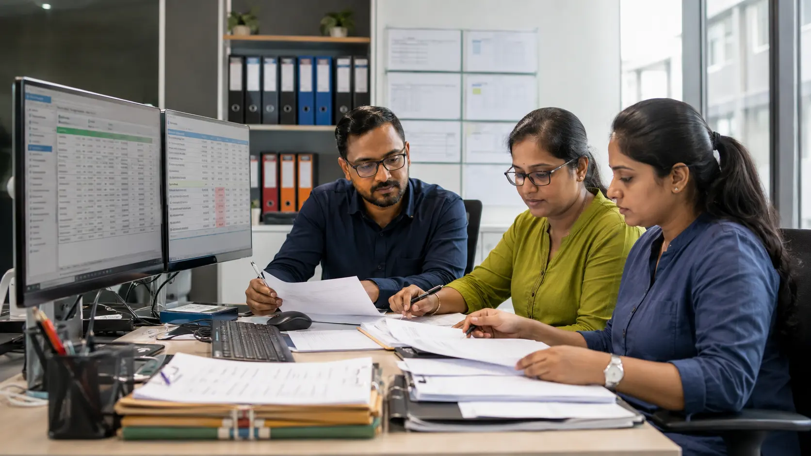 Employee File and Policy Acknowledgement Index — Human Resources case study visual