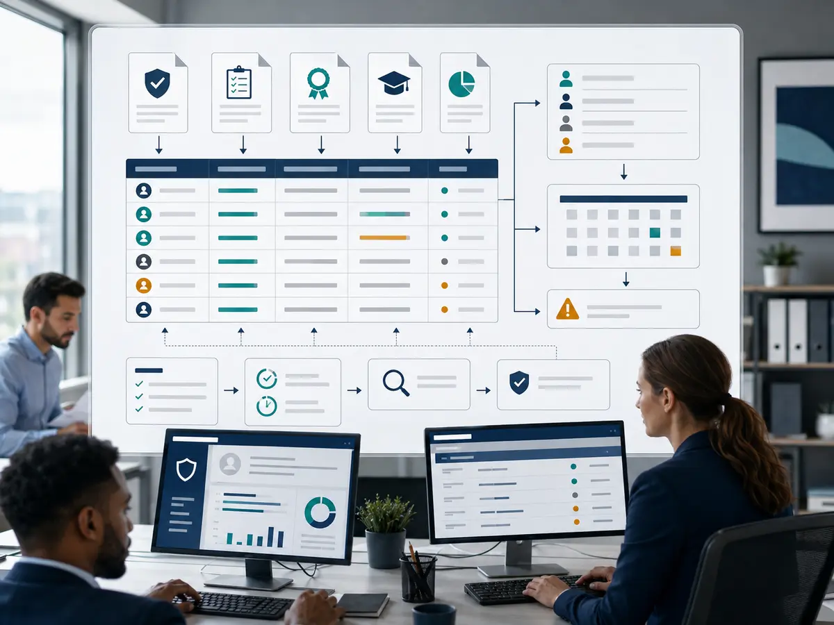 Shri Data Entry Services team working on Compliance Data Entry and Record Keeping Services projects