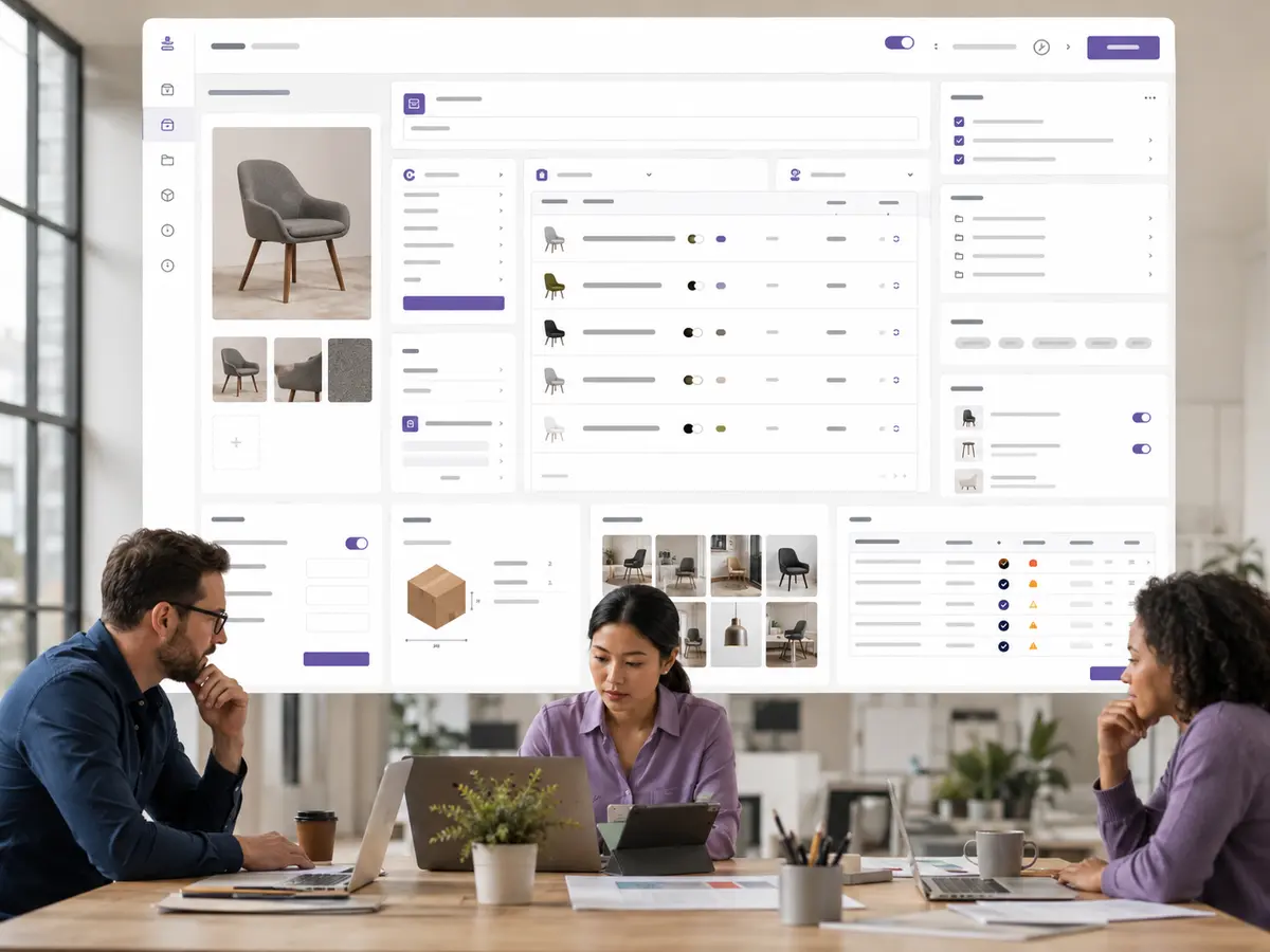 Shri Data Entry Services team working on WooCommerce Product Data Entry Services projects