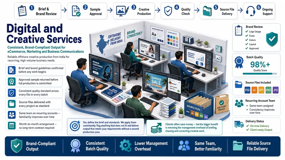 Digital and Creative Services workflow and quality review