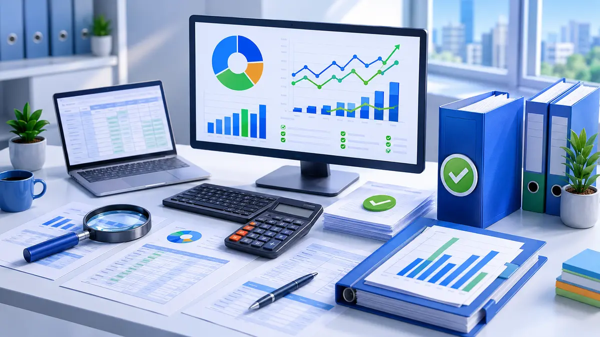 Financial Reporting Data Entry Services workflow and quality review